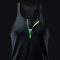SPLIT 0.5 PRO Singlet - Stealth Black (Narrow Straps / Short Zipper)